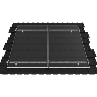 Sistema de montaje solar de techo de azulejos de 1kW/2kW