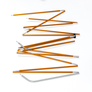 Poste de tienda de campaña de aluminio 7001 con junta curva