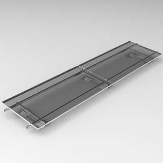 Heavy-Duty Adjustable Flat Roof Solar Panel Mounting System (Aluminum Profile Structure)