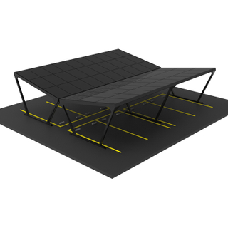 Sistema de montaje solar para múltiples marquesinas: solución de estacionamiento solar comercial