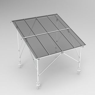 Sistema de montaje solar en tierra antirrobo